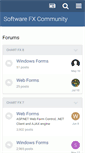 Mobile Screenshot of community.softwarefx.com